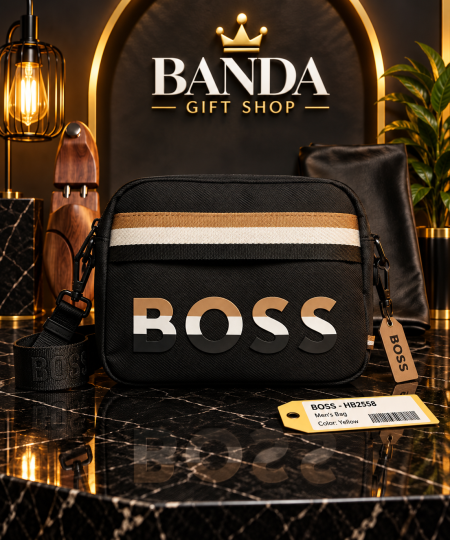 شنتة كتف رجالية ماركة BOSS مميزة